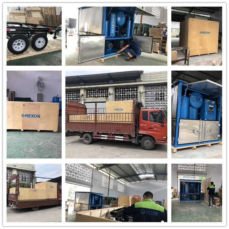 Vacuum Processing Dielectric Oil Purification Machine Dewater and Degas From Oil