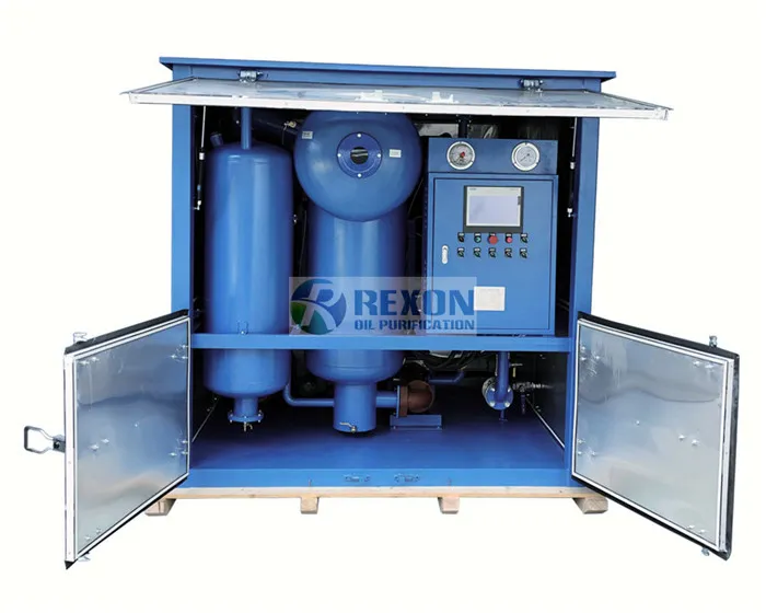 Vacuum Processing Dielectric Oil Purification Machine Dewater and Degas From Oil