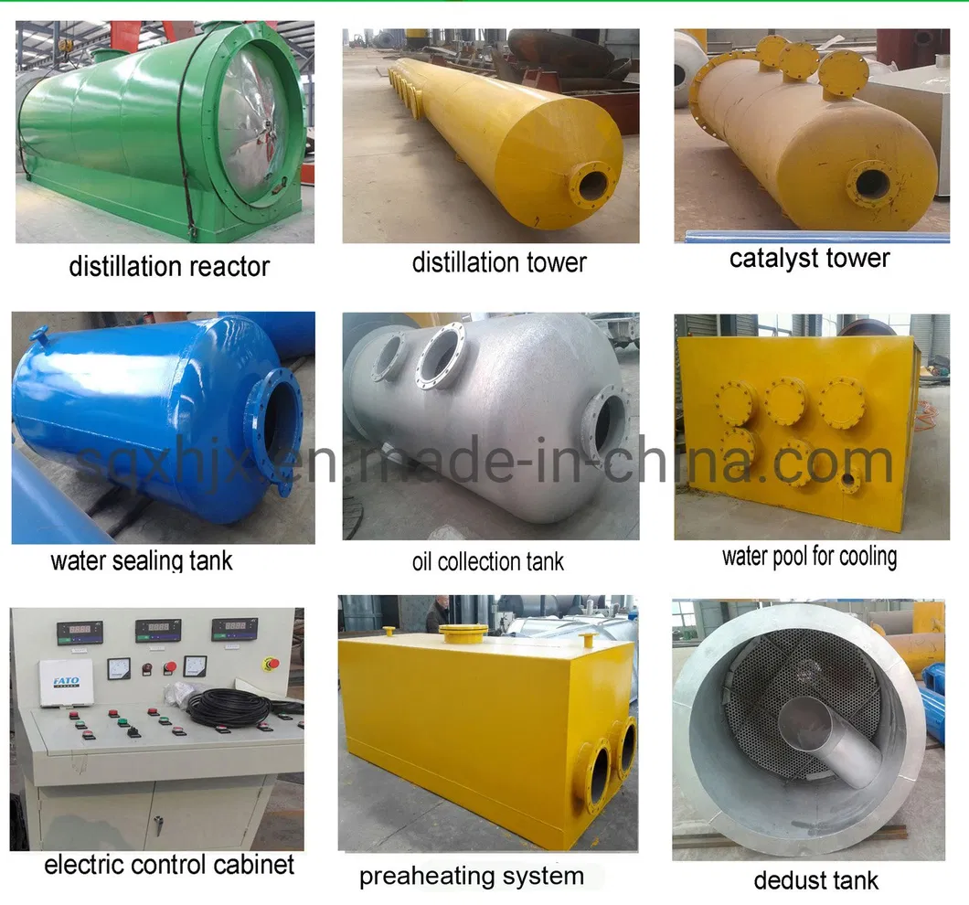 Waste Oil Distillation Refinery Machine 10tpd