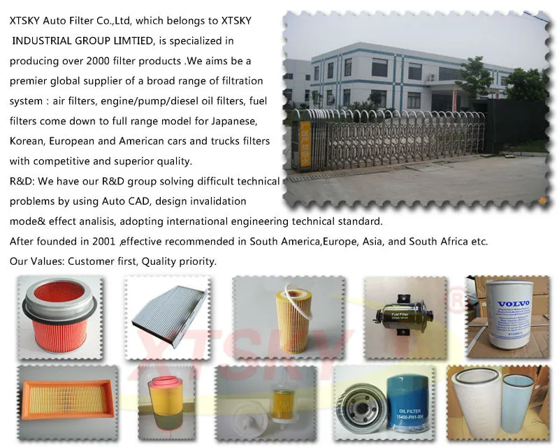 Xtsky High Quality Hydraulic Filter Year One Truck Parts 126-2081